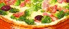 Pizzas Salgadas Br�colis - Ingredientes: Br�colis, mussarela ou catupiry.