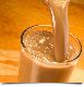 Sucos Especiais Muscular - Ingredientes: Whey protein de chocolate com leite desnatado.
