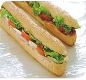 Sandu�ches Especiais (Servidos na Baguete) Cuiab� - Ingredientes: Peito de Peru Light, queijo estepe, salsinha, tomate seco e agri�o.