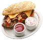 Sandu�ches Especiais (Servidos na Baguete) Fortaleza - Ingredientes: Filet Mignon em tirinhas, queijo prato derretido, cebola frita, rodelas de tomate e alface.