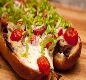 Sandu�ches Especiais (Servidos na Baguete) Porto Alegre - Ingredientes: Picanha em tirinhas, queijo prato derretido, molho vinagrete e maionese.