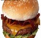 Sandu�ches Combinados (Acompanha Fritas e Refrigerante Lata) N�2-Cheese Bacon - Ingredientes: Hamburguer, queijo prato derretido, bacon e cebola temperada na chapa.