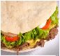 Beirutes Perequ� - Ingredientes: Filet de picanha, queijo prato, ovo frito, alface, tomate e maionese.