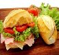 Lanches Tradicionais Presunto - Ingredientes: P�o franc�s com presunto.