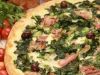 Pizzas Salgadas Roma - Ingredientes: Frango, catupiry, escarola e alho.