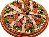 Pizzas Salgadas Venezia - Ingredientes: Peito de peru, escarola, r�cula, alho e catupiry.