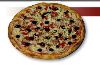 Pizzas Espanhola - 14 - Ingredientes: Molho na base, queijo mussarela, presunto, palmito picado, tomate,  azeitona e or�gano.