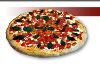 Pizzas Margherita - 06 - Ingredientes: Molho na base, queijo mussarela, tomate, manjeric�o e or�gano.