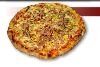 Pizzas Peito de Per� com Champignon - 32 - Ingredientes: Molho na base, queijo mussarela, peito de per�, champignon e or�gano.