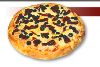 Pizzas Tomate Seco com Azeitona - 34 - Ingredientes: Molho na base, queijo mussarela, tomate seco, azeitona e or�gano.